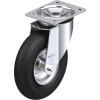 Blickle L P 200R Zwenkwiel Wieldiameter: 200 mm Draagvermogen (max.): 75 Kg 1 stuk(s)