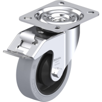 Blickle L POEV 100KA FI SG Zwenkwiel met rem Wieldiameter: 100 mm Draagvermogen (max.): 200 Kg 1 stuk(s)