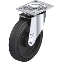 Blickle L POEV 200KA Zwenkwiel Wieldiameter: 200 mm Draagvermogen (max.): 400 Kg 1 stuk(s)