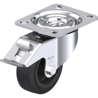 Blickle L POEV 80G FI Zwenkwiel met rem Wieldiameter: 80 mm Draagvermogen (max.): 140 Kg 1 stuk(s)