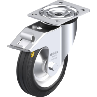 Blickle L RD 182R FI Zwenkwiel met rem Wieldiameter: 180 mm Draagvermogen (max.): 300 Kg 1 stuk(s)