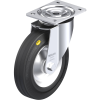 Blickle L RD 202R Zwenkwiel Wieldiameter: 200 mm Draagvermogen (max.): 350 Kg 1 stuk(s)