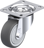 Blickle LE PATH 80KF Zwenkwiel Wieldiameter: 80 mm Draagvermogen (max.): 150 Kg 1 stuk(s)