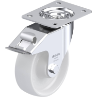 Blickle LE PO 150R FI Zwenkwiel met rem Wieldiameter: 150 mm Draagvermogen (max.): 300 Kg 1 stuk(s)