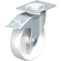 Blickle LE PO 175R FI Zwenkwiel met rem Wieldiameter: 175 mm Draagvermogen (max.): 300 Kg 1 stuk(s)