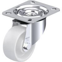 Blickle LE PO 75R Zwenkwiel Wieldiameter: 75 mm Draagvermogen (max.): 150 Kg 1 stuk(s)