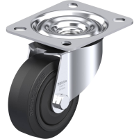Blickle LE POEV 80KF Zwenkwiel Wieldiameter: 80 mm Draagvermogen (max.): 140 Kg 1 stuk(s)