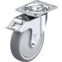 Blickle LE TPA 127KF FI Zwenkwiel met rem Wieldiameter: 125 mm Draagvermogen (max.): 125 Kg 1 stuk(s)