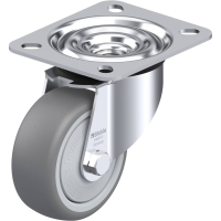 Blickle LE TPA 80KF Zwenkwiel Wieldiameter: 80 mm Draagvermogen (max.): 100 Kg 1 stuk(s)