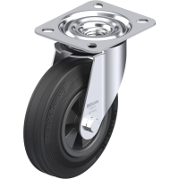 Blickle LE VPP 125G Zwenkwiel Wieldiameter: 125 mm Draagvermogen (max.): 100 Kg 1 stuk(s)