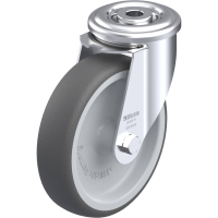 Blickle LER PATH 125G Zwenkwiel Wieldiameter: 125 mm Draagvermogen (max.): 150 Kg 1 stuk(s)