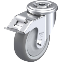 Blickle LER TPA 102KF FI Zwenkwiel met rem Wieldiameter: 100 mm Draagvermogen (max.): 110 Kg 1 stuk(s)