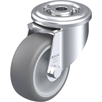 Blickle LER TPA 80G Zwenkwiel Wieldiameter: 80 mm Draagvermogen (max.): 100 Kg 1 stuk(s)