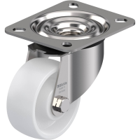 Blickle LEX PO 75XR Zwenkwiel Wieldiameter: 75 mm Draagvermogen (max.): 150 Kg 1 stuk(s)