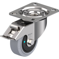 Blickle LEX POEV 80KFD FI SG Zwenkwiel met rem Wieldiameter: 80 mm Draagvermogen (max.): 140 Kg 1 stuk(s)