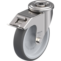 Blickle LEXR PATH 125G FI Zwenkwiel met rem Wieldiameter: 125 mm Draagvermogen (max.): 150 Kg 1 stuk(s)