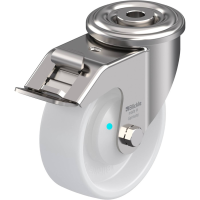 Blickle LEXR PO 100KAD FI Zwenkwiel met rem Wieldiameter: 100 mm Draagvermogen (max.): 150 Kg 1 stuk(s)