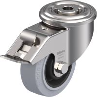 Blickle LEXR POEV 80XR FI SG Zwenkwiel met rem Wieldiameter: 80 mm Draagvermogen (max.): 140 Kg 1 stuk(s)
