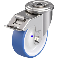 Blickle LEXR POTHS 100XKA FI RVS zwenkwiel Wieldiameter: 100 mm Draagvermogen (max.): 150 Kg 1 stuk(s)