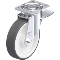Blickle LH POTH 200K ST Zwenkwiel met rem Wieldiameter: 200 mm Draagvermogen (max.): 800 Kg 1 stuk(s)
