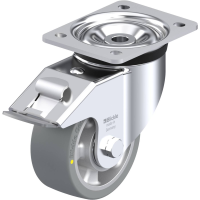 Blickle LK ALTH 127K FI Zwenkwiel met rem Wieldiameter: 125 mm Draagvermogen (max.): 600 Kg 1 stuk(s)