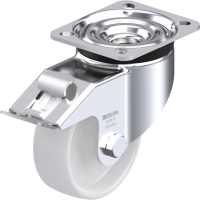 Blickle LK PO 100G 1 FI Zwenkwiel met rem Wieldiameter: 100 mm Draagvermogen (max.): 280 Kg 1 stuk(s)