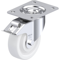 Blickle LK SPO 125K 3 FI Zwenkwiel met rem Wieldiameter: 125 mm Draagvermogen (max.): 350 Kg 1 stuk(s)
