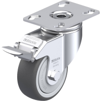 Blickle LKPA PATH 80KF FI Zwenkwiel met rem Wieldiameter: 80 mm Draagvermogen (max.): 120 Kg 1 stuk(s)