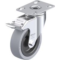 Blickle LKPA VPA 101G FI Zwenkwiel met rem Wieldiameter: 100 mm Draagvermogen (max.): 110 Kg 1 stuk(s)