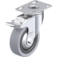Blickle LKPA VPA 101K FI FA Zwenkwiel met rem Wieldiameter: 100 mm Draagvermogen (max.): 110 Kg 1 stuk(s)