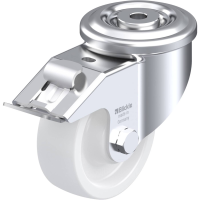 Blickle LKR SPO 100G FI Zwenkwiel met rem Wieldiameter: 100 mm Draagvermogen (max.): 350 Kg 1 stuk(s)