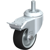 Blickle LKRA PATH 80G FI GS12 Zwenkwiel met rem Wieldiameter: 80 mm Draagvermogen (max.): 120 Kg 1 stuk(s)