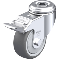 Blickle LKRA PATH 80KF FI Zwenkwiel met rem Wieldiameter: 80 mm Draagvermogen (max.): 120 Kg 1 stuk(s)