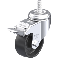 Blickle LKRA POA 80G FI GS12 Zwenkwiel met rem Wieldiameter: 80 mm Draagvermogen (max.): 120 Kg 1 stuk(s)