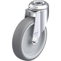 Blickle LKRA TPA 126G 11 Zwenkwiel Wieldiameter: 125 mm Draagvermogen (max.): 120 Kg 1 stuk(s)