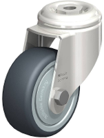 Blickle LKRXA TPA 80KFD 11 (LKRXA TPA 80KD 11 FK) Zwenkwiel Wieldiameter: 80 mm Draagvermogen (max.): 100 Kg 1 stuk(s)