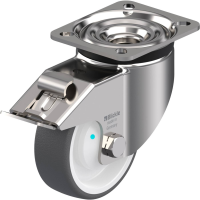 Blickle LKX POTH 100KAD 1 FI Zwenkwiel met rem Wieldiameter: 100 mm Draagvermogen (max.): 300 Kg 1 stuk(s)