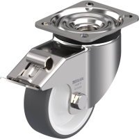 Blickle LKX POTH 100XR 1 FI Zwenkwiel met rem Wieldiameter: 100 mm Draagvermogen (max.): 300 Kg 1 stuk(s)