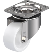 Blickle LKX SPO 80G Zwenkwiel Wieldiameter: 80 mm Draagvermogen (max.): 350 Kg 1 stuk(s)