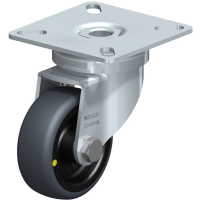 Blickle LPA TPA 50G ELS Zwenkwiel Wieldiameter: 50 mm Draagvermogen (max.): 30 Kg 1 stuk(s)