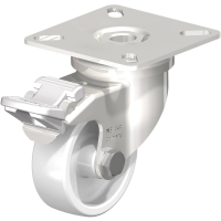 Blickle LPXA PO 50G FI Zwenkwiel met rem Wieldiameter: 50 mm Draagvermogen (max.): 75 Kg 1 stuk(s)