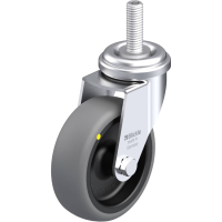 Blickle LRA TPA 75G ELS GS10 Zwenkwiel Wieldiameter: 75 mm Draagvermogen (max.): 50 Kg 1 stuk(s)