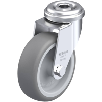 Blickle LRA TPA 75G Zwenkwiel Wieldiameter: 75 mm Draagvermogen (max.): 75 Kg 1 stuk(s)