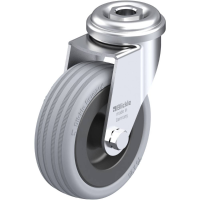 Blickle LRA VPA 75G Zwenkwiel Wieldiameter: 75 mm Draagvermogen (max.): 60 Kg 1 stuk(s)