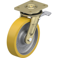 Blickle LS GTH 200K ST Zwenkwiel met rem Wieldiameter: 200 mm Draagvermogen (max.): 1000 Kg 1 stuk(s)
