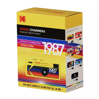 [Blind Box 1PC] KodakCharmera 1987 Mini Digitale Camera Random Kleur 1.6 Megapixels Sleutelhanger Camera USB C Oplaadbaa