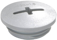 Blindstop M32 Polyamide Zilver Grijs (ral 7001) Wiska Evsg M32 Ral 7001 1 Stuks