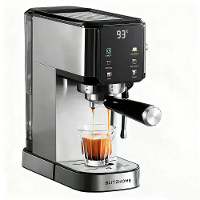 [EU Direct] BlitzHome® CM5105 Semi Automatic Espresso Coffee Machine 20Bar 1350W met Aanraakscherm Bedieningspaneel Kopv