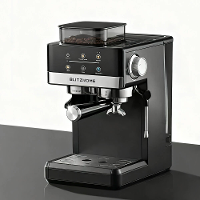 BlitzHome® CM5520 Semi Automatische Espressomachine 20Bar 1350W met Ingebouwde Maalmolen Grote Touchscreen Voorverwarmin