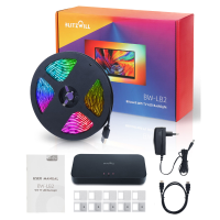 Blitzwill BW LB2 WIFI TV LED Strip 5m Scherm Synchronisatie & Muzieksynchronisatie TV met Lichtbalk Op Hetzelfde Scherm
